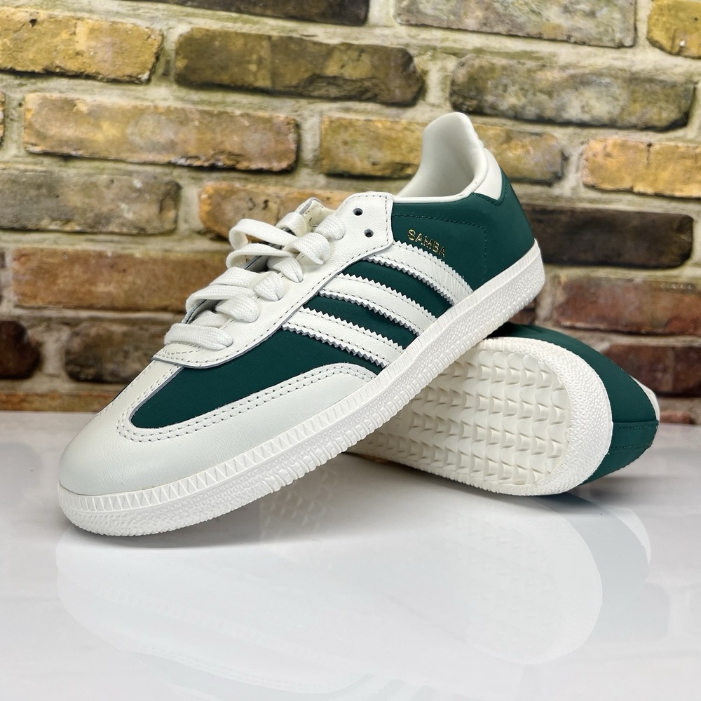 Mens Size 5.5 / Women 6.5 - Adidas Samba Og Green Sneakers Casual Shoes JI3205